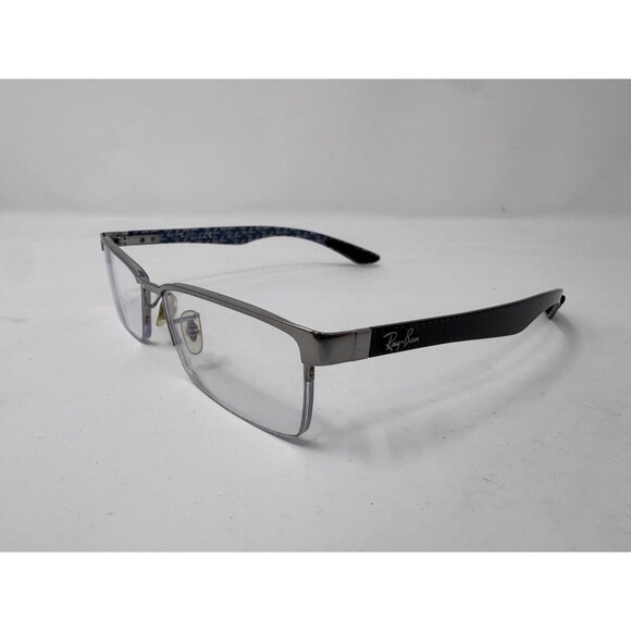 Ray-Ban RB8412 2502 Eyeglass Frames Only 54-17-145 Blue Logo Print main image 14